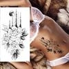 Adesivo de flor de desenho animado para braço infantil meia manga manga completa porco rosa engraçado transfronteiriço Henna adesivo de tatuagem de cor criativa atacado