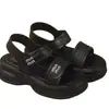Sandalias de Plataforma con Suela Gruesa del Sudeste Asiático para Mujer Verano 2025 Nuevas Versátiles Moda Femenina Elevadoras Sandalias de Playa de Verano