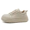 Xq-T2687 Nuevas Zapatillas de Terciopelo Corto Cálidas de Suela Gruesa para Mujer, Zapatos de Trabajo, Zapatos Deportivos Casuales, Zapatos de Trabajo