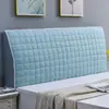 Capa Simples para Cabeceira de Cama Cobertura Total Folheado de Madeira Maciça Capa para Cabeceira de Cama Acolchoada Espessa Anti-Colisão Cabeceira de Cama Novo Modelo Capa de Encosto Universal para Todas as Estações
