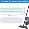 Adecuado para Paño de Mopa Vileda Cabezal de Mopa Vileda H2Pro Repuesto Almohadilla de Mopa O-Cedar Accesorios de Tela de Fibra