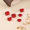 Accesorios de Cinabrio de Alto Contenido Emperador Sha Fu Palabra Yuanbao Ruyi Hecho a Mano DIY Abalorios Pulsera Collar Accesorios