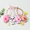 Llavero Creativo de Panda Capibara Sacando la Lengua Colgante para Bolso Adorno de Llavero para Pareja Regalo Pequeño