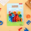26 Adesivos do Alfabeto Inglês Plástico Magnético Adesivos Magnéticos para Geladeira Letras Maiúsculas e Minúsculas Adesivos para Crianças Educação Infantil Brinquedos Educacionais