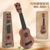 Ventas Directas de Fábrica de Guitarras Simuladas que se Pueden Tocar como Ukuleles, Instrumentos Musicales de Simulación Educativos para Niños, Juguetes Musicales