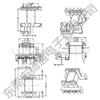 Estrutura de Transformador Ef20 Estrutura de Baquelite Ef21 Bobina de Estrutura de Alta Frequência Horizontal 5+2 Pinos