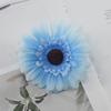 Pequeño Girasol Crisantemo Fulang Flor Simulada Horquilla Hecha a Mano Accesorio para el Cabello Decoración Arreglo Floral DIY Material Hecho a Mano Cabeza de Flor