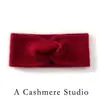 Diadema de Cachemir Amigable con la Piel, Gorro de Punto Cálido, Diadema de Color Sólido Versátil, Goma para el Cabello, Venta al por Mayor de Fábrica, Fabricante