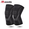 Max Esportes Joelheiras Venda por atacado quatro almofadas de nylon quente elástico malha ao ar livre equitação montanhismo joelheiras ponto