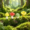 Musgo Micro-Paisagismo Criativo Cogumelos Artificiais Floresta Bonsai Jardinagem DIY Decoração de Paisagismo Acessórios Pequenos Enfeites