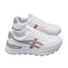 Zapatos de Mujer de Primavera Nuevos Blancos Transpirables Versátiles Estilo Coreano Suela Gruesa Aumentadores de Altura Zapatos Deportivos Casuales Tendencia Papá Zapatos