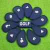 Fabricante Transfronterizo de Fundas para Hierros de Golf: Nueva Cubierta Digital de Malla Resistente al Desgaste Estilo Simple para Palo de Golf