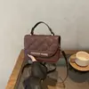 Bolso con relieve de patrón de rombos en colores de caramelo, nueva colección otoño 2026, bolso tote casual estilo coreano, elegante bolso de hombro y bolso cruzado