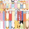 30 Marcapáginas de Dibujos Animados, Lindos Retro Simples Estilo Cuaderno de Notas Materiales Artísticos Creativos, Colección de Tarjetas Marcapáginas de Papel para Lectura