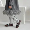 Medias para bebé niña, nuevo estilo primavera y otoño, versátiles para usar al aire libre, elegantes con lazo, adecuadas para niños pequeños y bebés.