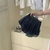 Conjunto de Colete e Vestido de Verão 205 Novo Estilo Coreano Estilo Estrangeiro Renda Infantil Top Curto Saia Plissada Conjunto de Duas Peças