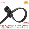 Bridas de Cable de Cabeza Fija Hongsheng Hss Hechas de Material Nylon 66, Venta Directa de Fábrica Bridas de Cable de Nylon