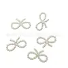 Abs Blanco Crudo Perla de Imitación Calado Lazo Grande Cuentas Sueltas Uñas Artísticas DIY Caja de Juguetes Funda de Teléfono Móvil Parche Decorativo Mayoreo