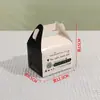 Caja Portátil para Pastel de Mousse Caja Desechable para Pastelería Caja para Postre de Queso Rollo Suizo Caja de Embalaje para Alimentos Horneados