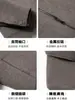 Suministro del fabricante de abrigo de lana de doble cara para hombre, chaqueta corta con cremallera, prenda exterior cálida y engrosada para otoño e invierno 100% lana
