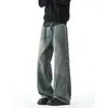 Jeans de Pierna Recta Estilo Retro Americano para Hombre 2026 Nueva Marca de Moda Streetwear Cleanfit Sueltos Adelgazantes Pantalones de Pierna Ancha