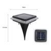 Luces Solares Subterráneas Transfronterizas, Luces de Jardín para Exteriores, Luces Decorativas, Luces Recargables para Césped, Luces de Paisaje, Luces Solares Subterráneas