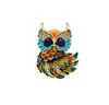 Broche de Coruja Esmaltado de Nicho Inspirado em Design, Alfinete de Lapela Premium Unisex de Alta Qualidade, Acessório para Terno, Pin Personalizado