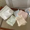 Calzones Antibacterianos de Seda Helada para Niñas Jóvenes, de Cintura Media sin Costuras, con Refuerzo de Algodón Puro, Delgados y Amigables con la Piel
