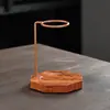 Accesorios estante para fugas de té de pera taza de presentación filtro de té filtro de té integrado juego de té compartimento de té embudo estante colador de té