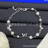 [Novidades Contínuas] Pulseira Cruzada Nova de Alta Qualidade Réplica Lv Letra V com Etiquetas, Artesanato de Ponta Atacado