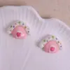 Juguetes de Comida Miniatura Simulada, Casas Pequeñas en Forma de Corazón, Accesorios para el Cabello DIY de Resina, Pinzas para el Cabello, Gomas para el Cabello, Parches, Decoraciones para Fundas de Teléfono y Accesorios