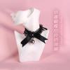 Lace Big Bell Collar Neck Ring Neck Bell Mulheres SM Sex Toy Ajuste Ferramentas de Tortura Produtos para Adultos Clavícula Cadeia