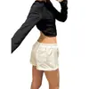 Pantalones Cortos Deportivos de Color Sólido Casual Estilo Coreano, Pantalones para Dormir para Mujer, Nuevos de Verano Talla Grande Adelgazantes Versátiles para Casa y Uso Exterior