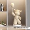 Adornos de piso para sala de estar, de lujo, con forma de oso violento, ligeros, para porche, decoración del hogar, tienda, sala de exposición, escultura de muñeca con un sentido de alto nivel.