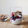 Vidro de vinho plástico de grau alimentício PET plástico vidro de vinho tinto sem pés de textura de vidro vidro vidro