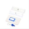 Estojo de óculos transparente pvc estojo de óculos presbiopia estojo de óculos transparente simples Estojo de óculos Estojo de botão Pano de óculos pano de limpeza