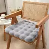Almofada de Assento Simples de Veludo Bolha com Pelo Sintético de Coelho, Espessa e Quente, Adequada para Cadeiras de Jantar, Escritório e Estudantes, Essencial para Longos Períodos Sentado