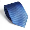 Gravata Masculina Social Listras Diagonais Larga 8CM Preto Azul Royal Social Vestido Trabalho Formatura