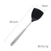Acero Inoxidable 304 Espátula de Silicona para Cocinar Utensilios de Cocina Espátula para Freír Cuchara para Sopa Resistente a Altas Temperaturas Juego de Espátulas de Silicona para Cocina