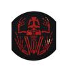 Suministro Transfronterizo para Clientes Marítimos Rana Calavera Luminosa Velcro Ventilador Militar Exterior Velcro Brazalete Rana Calavera Pegatina Reflectante para Bolsa