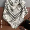 Lenço Xale Elegante Quadrado Jacquard Outono Novo Estilo Coreano Capa de Pescoço Xale Falso Caxemira Lenço de Roupa Feminina