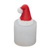 Molde de silicona para modelado de gorro navideño de simulación tridimensional, pegamento de gota de azúcar, arcilla suave, accesorios para velas de aromaterapia DIY