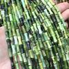 Precio Especial Piedra Natural bambú 5*12mm Jade semiacabado diy pulsera collar accesorios de joyería mayoreo