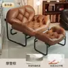 Sofá reclinable para uso doméstico, adecuado para el descanso a la hora del almuerzo en la sala de estar, sillón individual de ocio para dormitorio, apartamento pequeño, balcón, silla de estilo vintage