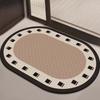 Tapete de Terra Diatomácea Tapete Absorvente para Banheiro Tapete de Entrada para Lavabo Tapete para Porta de Banheiro Tapete Antiderrapante para os Pés para Vaso Sanitário