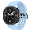 Pulseira de relógio de silicone oficial mesmo estilo com furos duplos para Samsung Watch Ultra 2 galaxy ultra2 strap