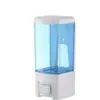 Zhengda Dispensador de Gel Antibacterial para Pared, Botella Sub-dispensadora de Champú y Gel de Ducha, Dispensador de Líquido para Lavar Platos con Bomba de Presión, Dispensador de Jabón de Pared