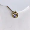 Accesorios de Aleación DIY al por Mayor Colgantes Coloridos Incrustados con Pedrería Pulseras Collares Incrustados con Circonita Pequeños Dijes Accesorios de Joyería