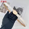 Cinturón de Diseñador Letreado Nuevo de Gama Alta de 2 cm para Mujer, Cinturón Delgado Versátil Simple y Elegante