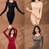 [Traje Cálido] Nuevo Traje de Ropa Cálida para Otoño e Invierno, Ropa Interior Moldeadora sin Costuras, Ropa Interior Térmica para Mujer, Adelgazante